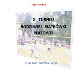 Rodzinny turniej siatkówki plażowej